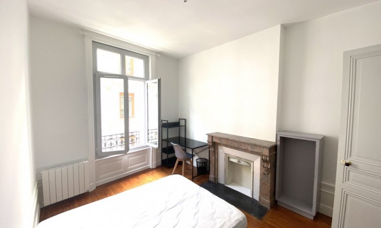 Chambre en colocation à louer dans un appartement bourgeois, hyper centre de Saint Etienne